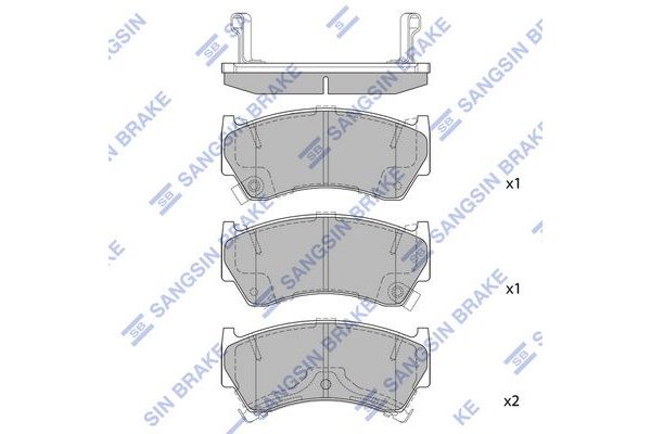 Fren Disk Balata Ön SANGSIN SP1122