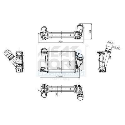 Turbo Radyatörü  Nissan X-Trail (T32)(04.2014->)  ORİS 278-4835