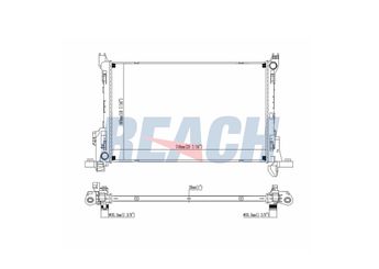 Su Radyatörü  MAHER 10618  214103569R 4422795 93868888 214104966R 6000618062