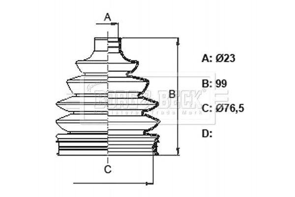 Aks Körüğü Ön Dış Sağ veya Sol GROS 13225/A