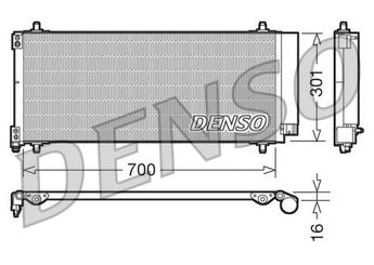Klima Radyatörü  DENSO DCN21027  6455EY 6455.EY 6455GZ 6455.GZ 6455EA 6455.EA 96527757