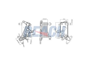 Motor Yağ Soğutucu  SWAPP 52243  9G409061D 09G409061D