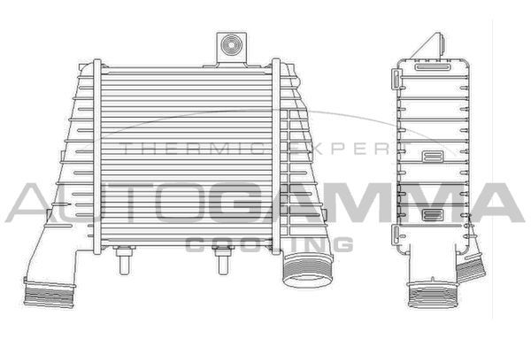 Turbo Radyatörü  Audi A8 (4HC/4HL)(11.2013->)  DENSO DIT02009