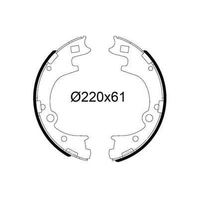 Fren Pabuçlu Balata Arka VALEO 564305