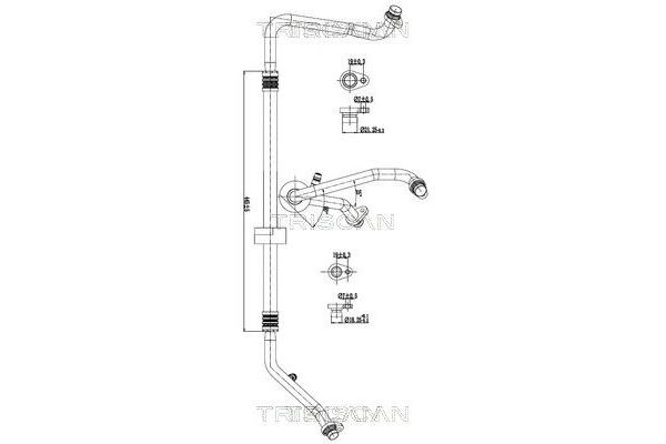 Klima Hortumu  RENAULT ORJINAL 924545654R