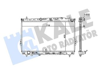 Su Radyatörü  KALE 348340  95530546 253103A200 25310-3A200 253103A201 25310-3A201 253103A202 253103A206