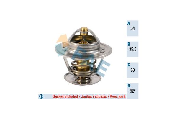 Termostat 92 °C  ELBA 860242