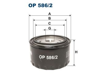 Yağ Filtresi  FILTRON OP 586/2  7700727482 7700722482 77 00 722 482 77 00 727 482