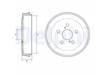 Kampana Arka Sağ veya Sol DELPHI BF536  4243102100 42431-02100