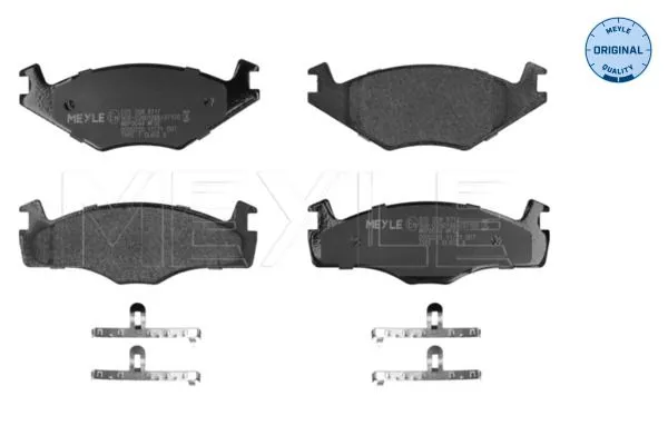 Fren Disk Balata Ön Volkswagen Polo II 2F (801/803)(10.1990->1994)  MEYLE 025 208 8717