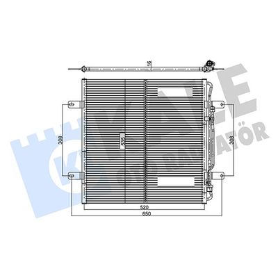 Klima Radyatörü  KALE 350360