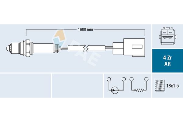 Oksijen (Lambda) Sensörü  FAE 75651