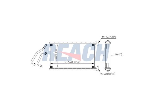 Kalorifer Radyatörü  MAHLE AH 304 000S