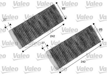 Polen Filtresi  VALEO 698873  B72003Y000 272773Y525 27277 27277-3Y525 B727B79925 B727B-79925