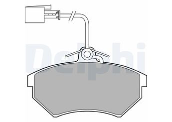 Fren Disk Balata Ön DELPHI LP1412   357698151C 357698151E 357 698 151C 357 698 151E