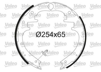 Fren Pabuçlu Balata Arka VALEO 564236  M342200BA 1454551 6M342200BA 6M34-2200-BA