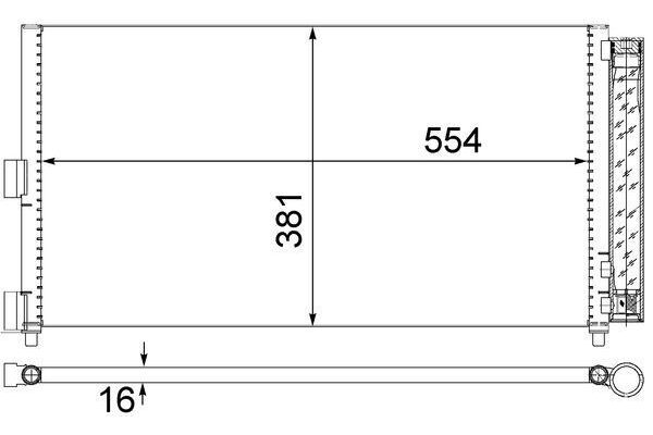 Klima Radyatörü  MAHLE AC 372 000S