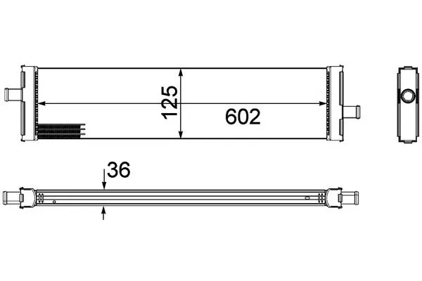 Su Radyatörü  Audi Q5 (8R)(11.2008->)  MAHLE CR 1185 000P