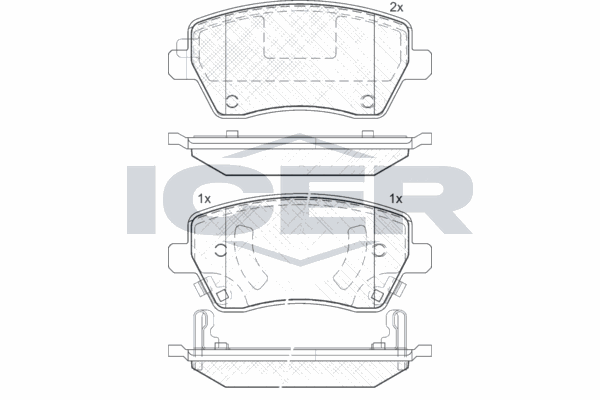 Fren Disk Balata Ön WONGA 271037