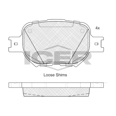 Fren Disk Balata Ön Toyota Celica (T23)(2000->)  MAGNETI MARELLI 323700017000