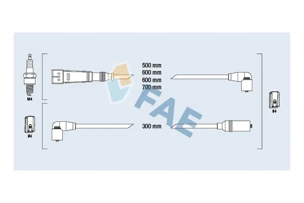 Buji Kablosu  Seat Ibiza (6K1)(08.1993->)  MGA 35270