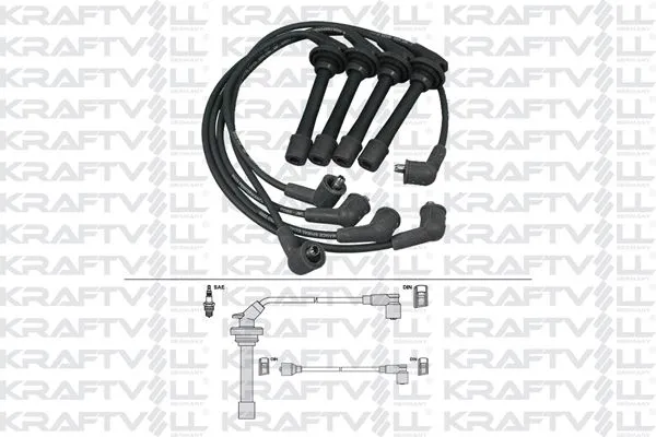Buji Kablosu  Daihatsu Charade (G200)(1993->2000)  KRAFTVOLL 05070325