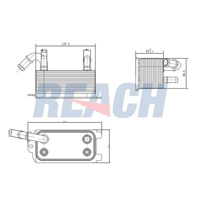 Motor Yağ Soğutucu  Ford Focus 4/5 Kapı (CB8)(2010->)  SWAPP 52227