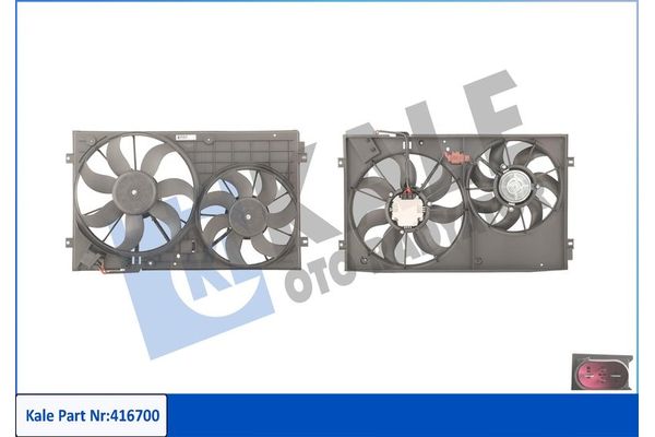 Radyatör Fan ve Motoru  Volkswagen Scirocco (137)(08.2008->2014)  MGA 83129