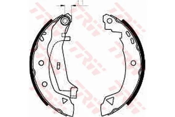 Fren Pabuçlu Balata Arka Alfa Romeo 146 (1995->)  PBS 4052