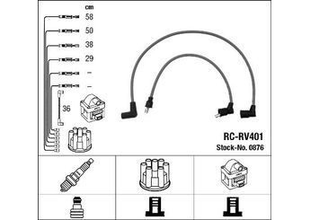 Buji Kablosu  NGK 0876  