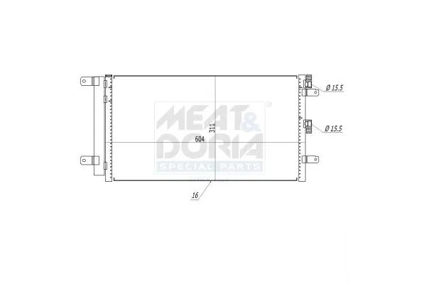 Klima Radyatörü  MAHER 18916