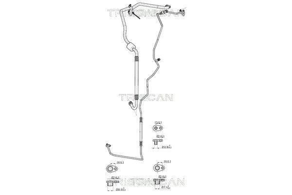 Klima Hortumu  PSA ORJINAL 6477J6