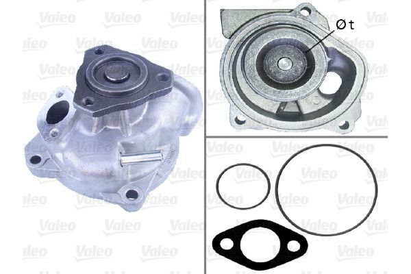 Devirdaim Su Pompası  Volkswagen Typ 2 T3 Transporter Kamyonet Çift Kabin (01.1979->2012)  VALEO 506713