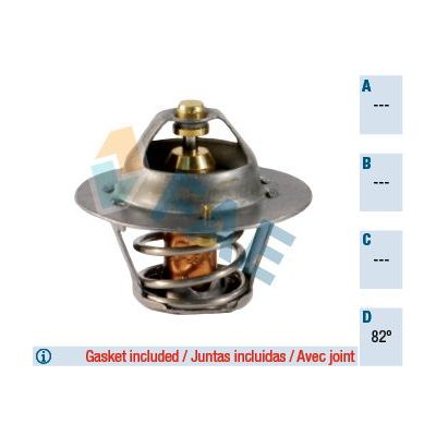 Termostat 82 °C  GVA 5191624