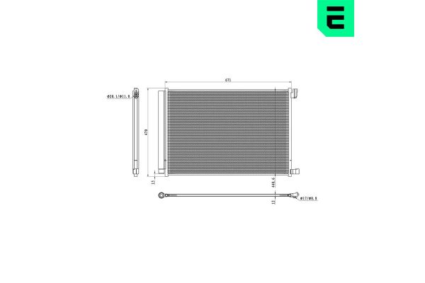 Klima Radyatörü  Mercedes S -Serisi Maybach Sedan (BM 222)(12.2014->)  ERA 667382