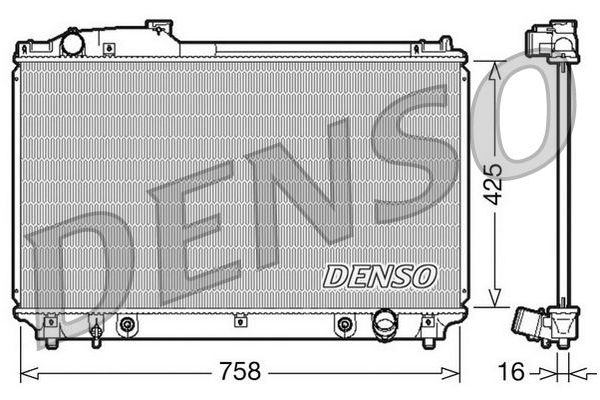 Su Radyatörü  DENSO DRM51003