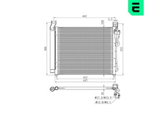 Klima Radyatörü  ERA 667308  9760607550 9760607500