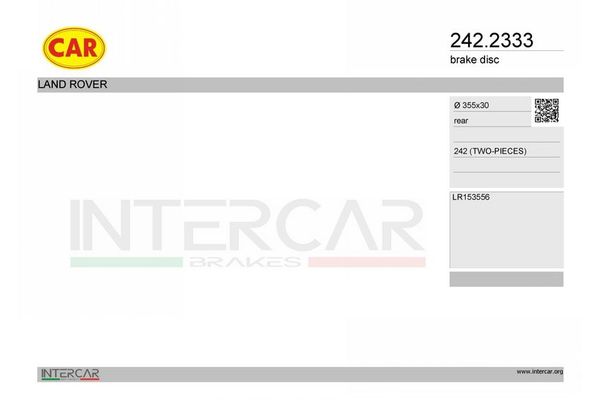 Fren Disk Ayna Arka Sağ ve Sol Land Rover Range Rover Sport (L461)(2022->)  LAND ROVER ORJINAL LR153556