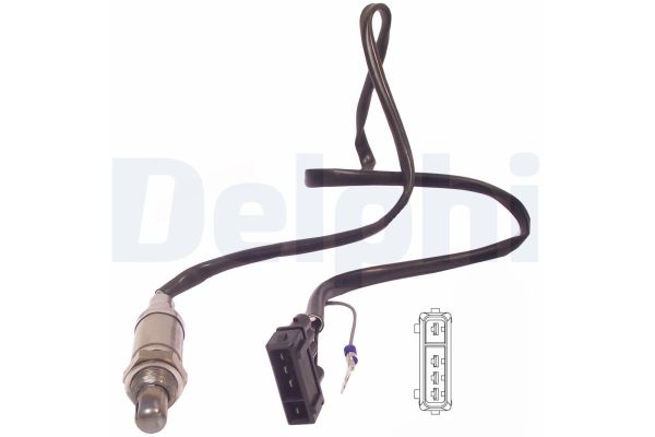 Oksijen (Lambda) Sensörü  Volkswagen Polo II 2F (801/803)(10.1990->1994)  DELPHI ES11010-12B1