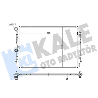 Su Radyatörü  KALE 363240