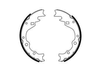 Fren Pabuçlu Balata Arka RECOVER 18154  986487788