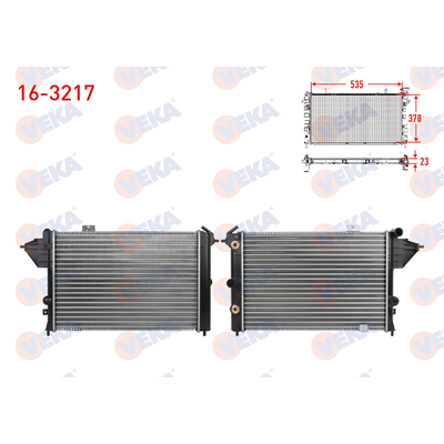 Su Radyatörü  VEKA 16-3217