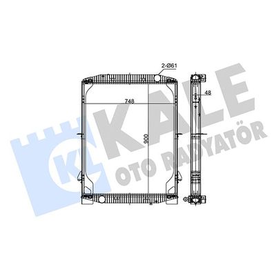 Su Radyatörü  KALE 350240