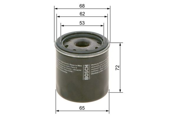 Yağ Filtresi  BOSCH 0 986 4B7 067