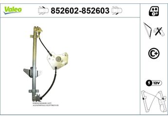 Cam Krikosu Ön Sol VALEO 852602  807218H300