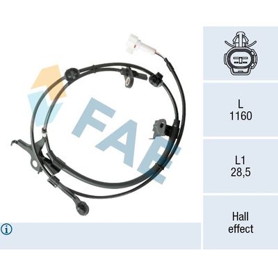 Abs Sensörü Ön Sağ Toyota Yaris (XP13)(2017->)  MAHER 18139