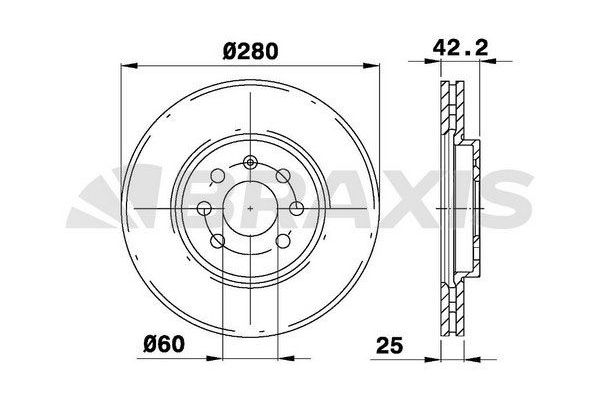 Fren Disk Ayna Ön Sağ ve Sol BRAXIS AE0168