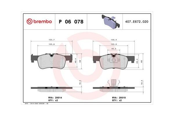 Fren Disk Balata Ön BMW 3 Serisi Touring (G21N)(07.2022->)  MAGNETI MARELLI 363700406078