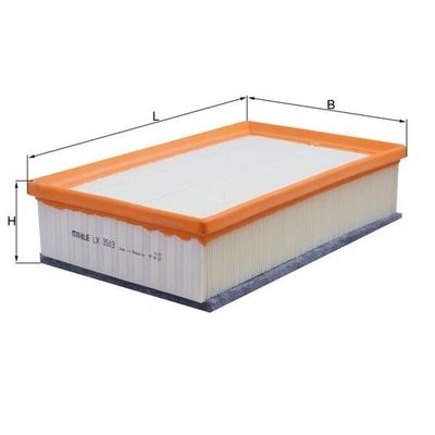 Hava Filtresi  Skoda Kamiq (NW4)(07.2019->)  MAHLE LX 3503