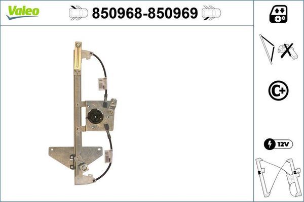 Cam Krikosu Arka Sol VALEO 850968